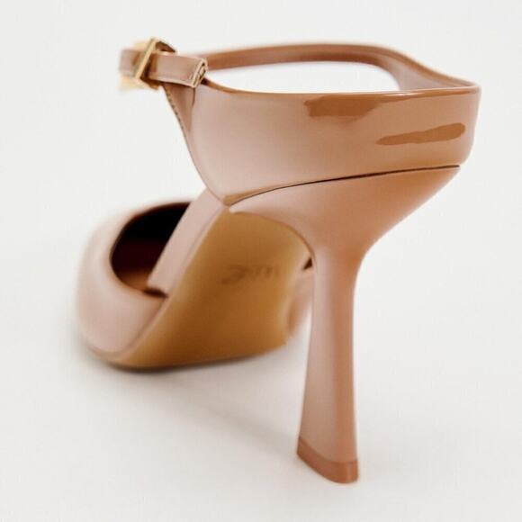 ZARA Faux Patent Leather Heels NWT LAST ONE!!! - Picture 15 of 16